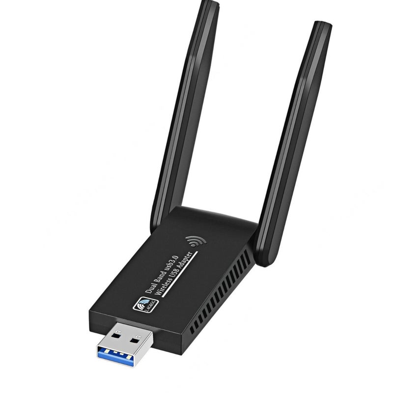 إيفركين محول USB لاسلكي صغير 1300 ميجابت في الثانية أسود - Image 1